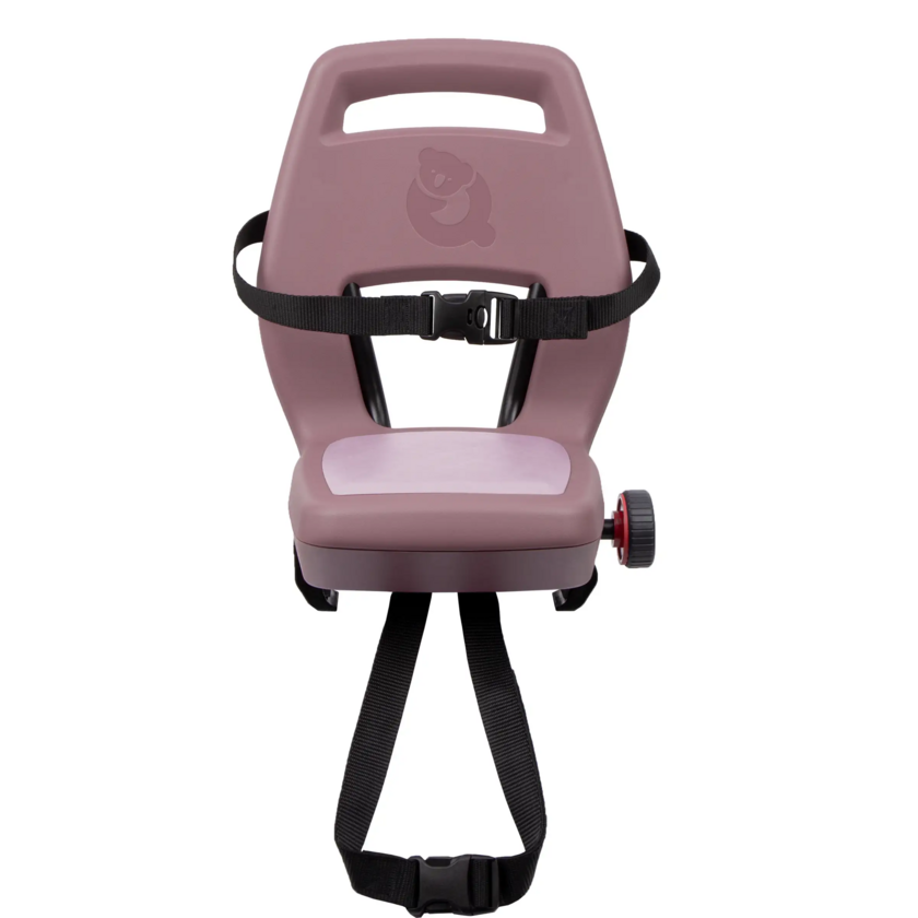 Fotelik rowerowy Qibbel 6+ Junior do 35kg Plum Rose