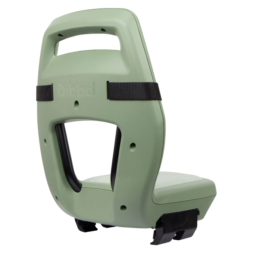 Fotelik rowerowy Qibbel 6+ Junior do 35kg Sage Green