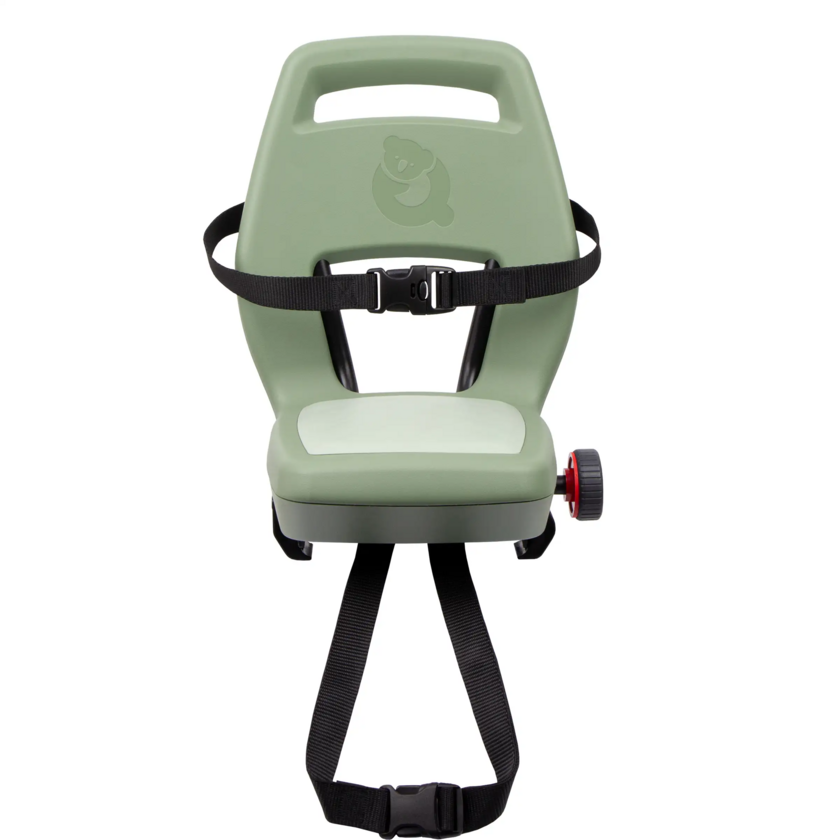Fotelik rowerowy Qibbel 6+ Junior do 35kg Sage Green