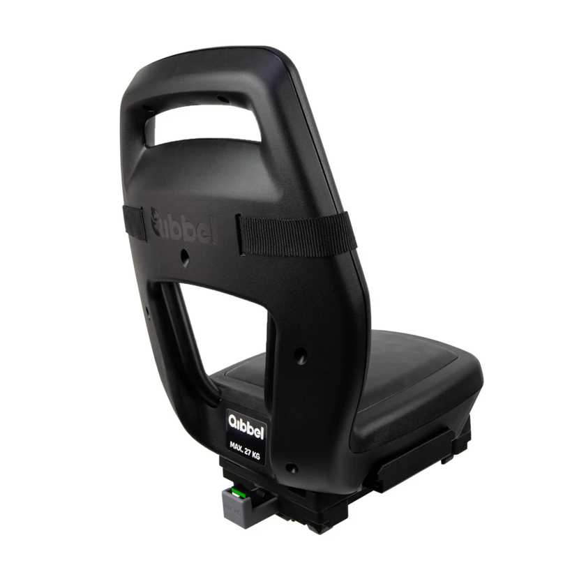 Fotelik rowerowy Qibbel Junior 6+ MIK HD do 25 kg Czarny