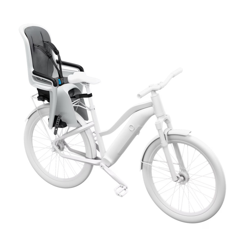 Fotelik rowerowy Thule RideAlong 2 na bagażnik Light Grey