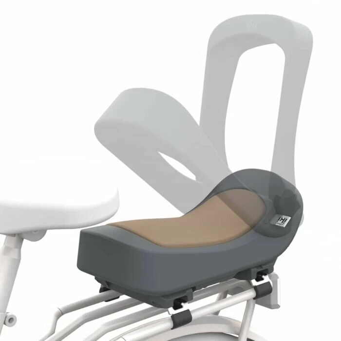 Fotelik rowerowy Urban Iki Junior do 35 kg bez mocowania Brązowy