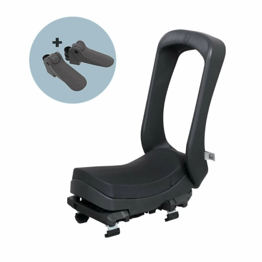 Fotelik rowerowy Urban Iki Junior do 35 kg  Czarny