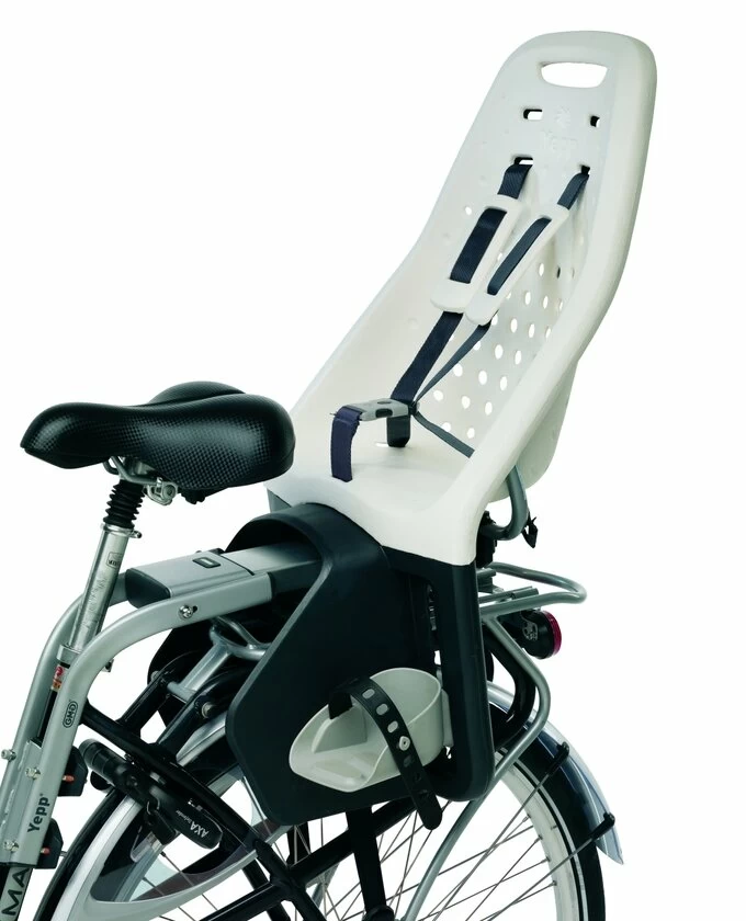 Fotelik rowerowy Yepp Maxi (na ramę) biały