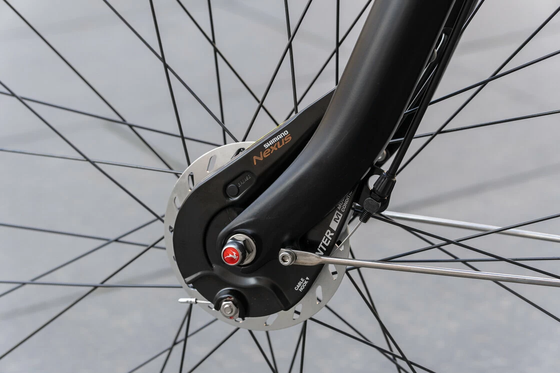 Gazelle Arroyo C7+ hamulec w pedałach Damski Anthracite Grey 57