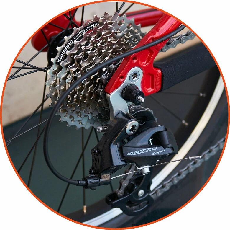 Hak tylnej przerzutki woom Go 4 Explore 456 Original 456