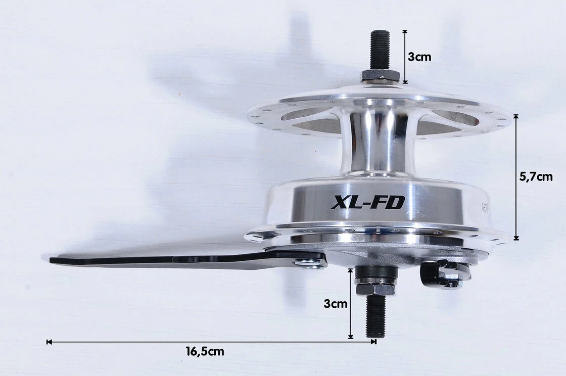 Hamulec bębnowy Sturmey Archer XL-FD 90mm - przedni