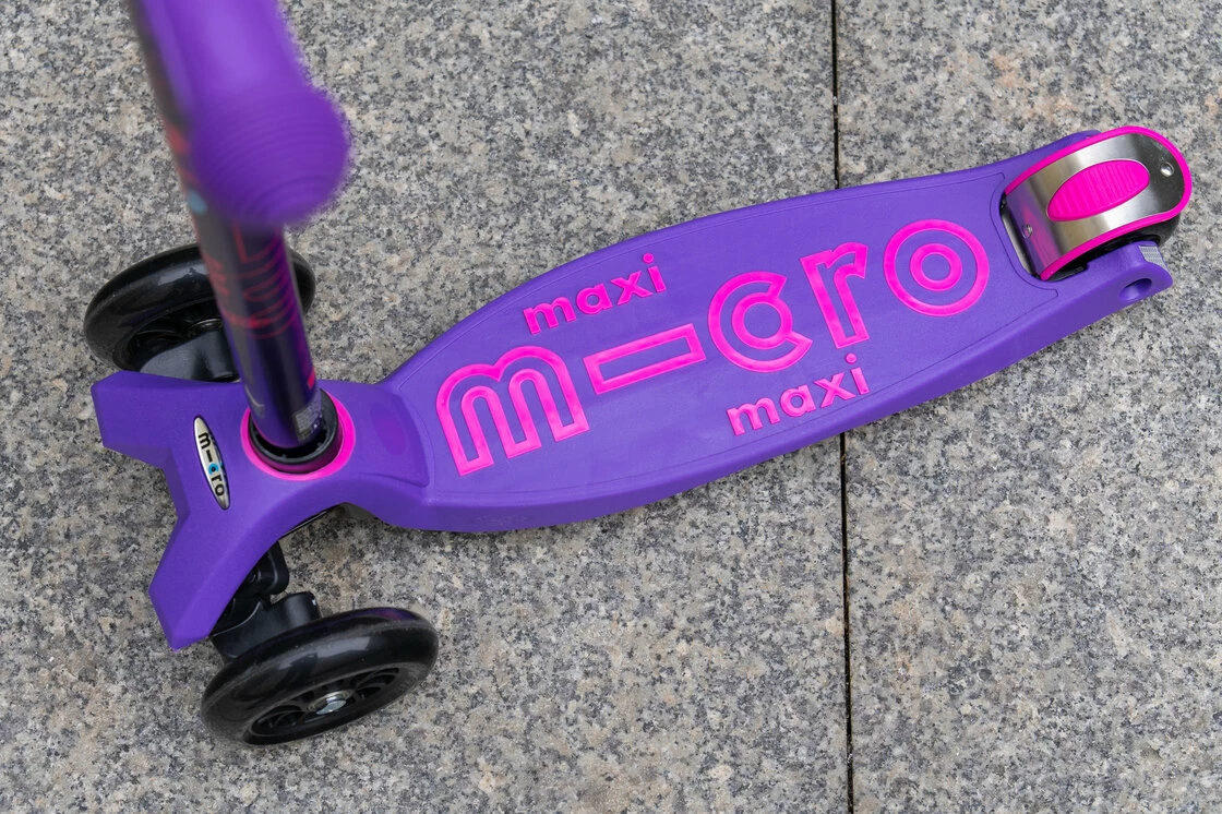 Hulajnoga dla dzieci Micro Maxi Deluxe Fioletowy