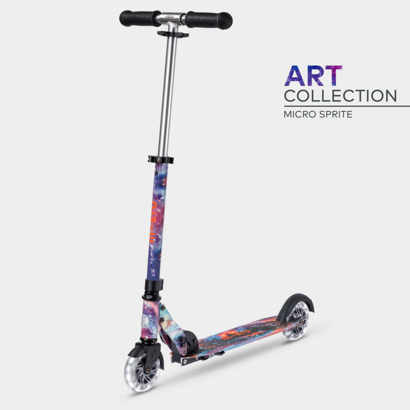 Hulajnoga dla dzieci Micro Sprite LED Art Collection Glow Intercosmic