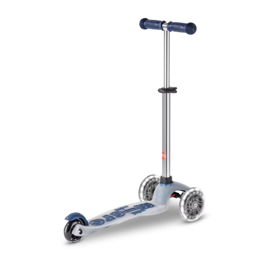 Hulajnoga dla dzieci Mini Micro Deluxe Flux LED Marynarski niebieski