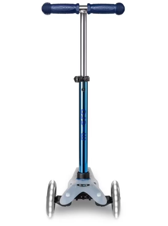 Hulajnoga dla dzieci Mini Micro Deluxe Flux LED Neochromowy niebieski