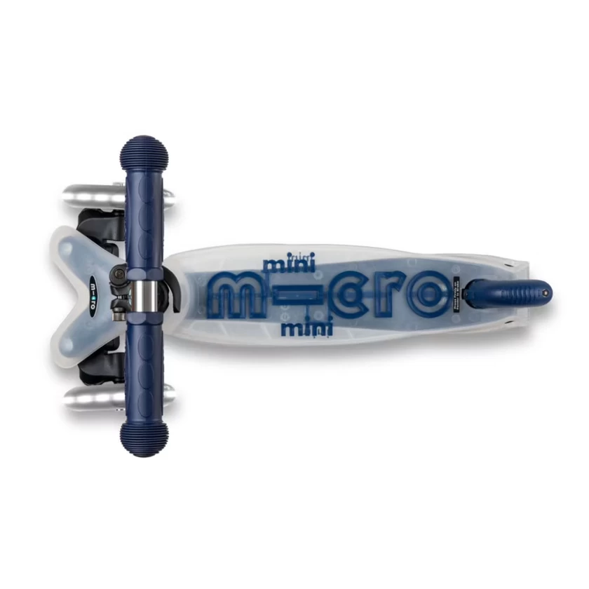 Hulajnoga dla dzieci Mini Micro Deluxe Flux LED Neochromowy niebieski
