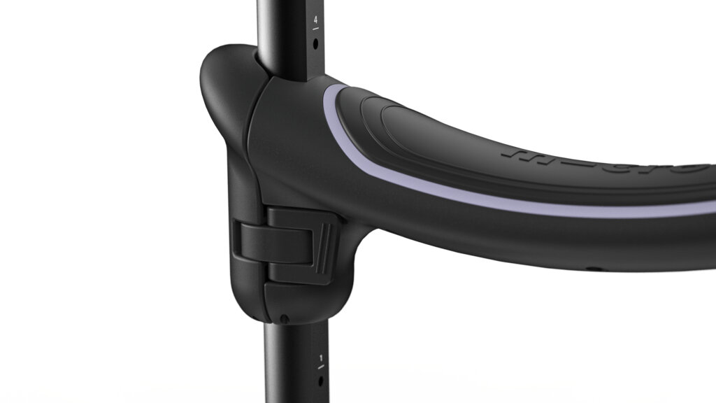 Jeździk i hulajnoga dla dzieci Mini2Grow Micro Deluxe Magic LED 2.0 Fioletowy