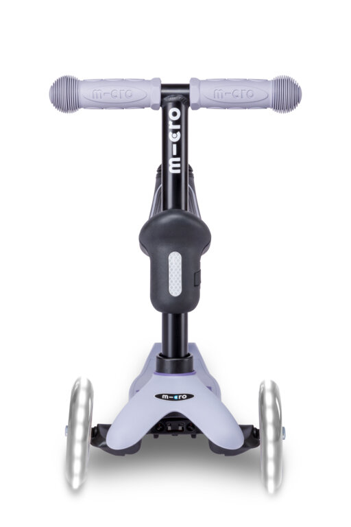 Jeździk i hulajnoga dla dzieci Mini2Grow Micro Deluxe Magic LED 2.0 Fioletowy