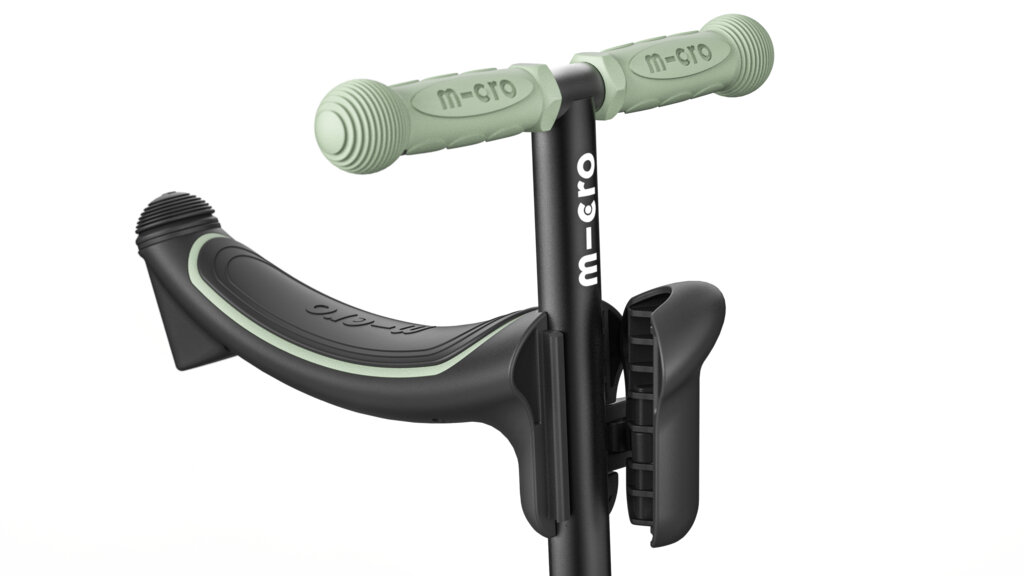 Jeździk i hulajnoga dla dzieci Mini2Grow Micro Deluxe Magic LED 2.0 Miętowy