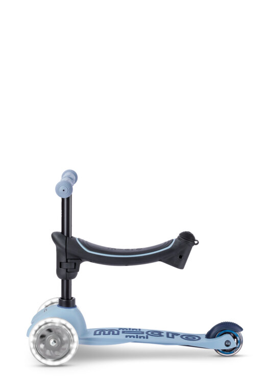Jeździk i hulajnoga dla dzieci Mini2Grow Micro Deluxe Magic LED 2.0 Niebieski