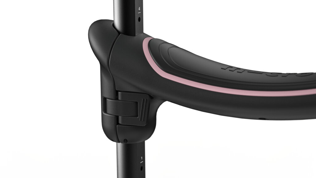 Jeździk i hulajnoga dla dzieci Mini2Grow Micro Deluxe Magic LED 2.0 Różowy