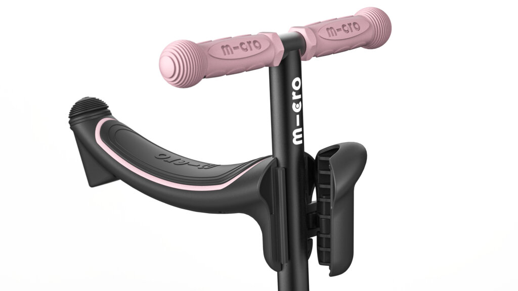 Jeździk i hulajnoga dla dzieci Mini2Grow Micro Deluxe Magic LED 2.0 Różowy