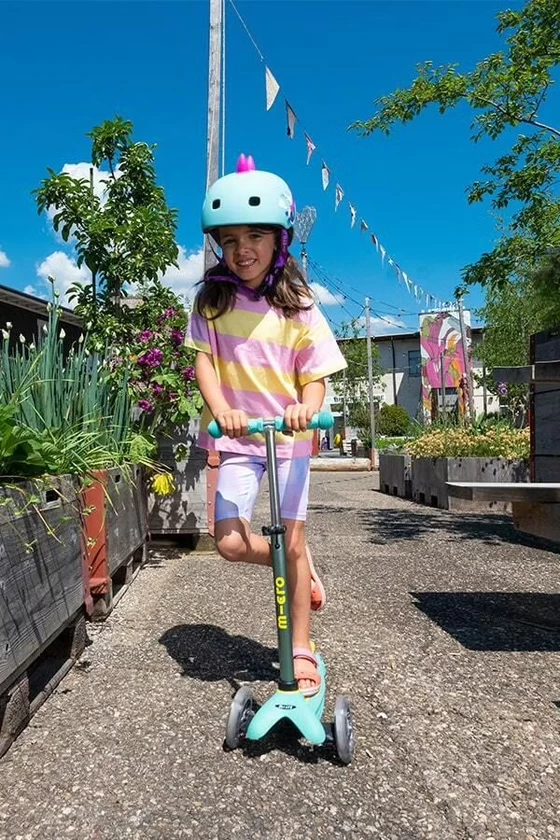 Jeździk i hulajnoga dla dzieci Mini Micro 3in1 Deluxe ECO  Miętowy