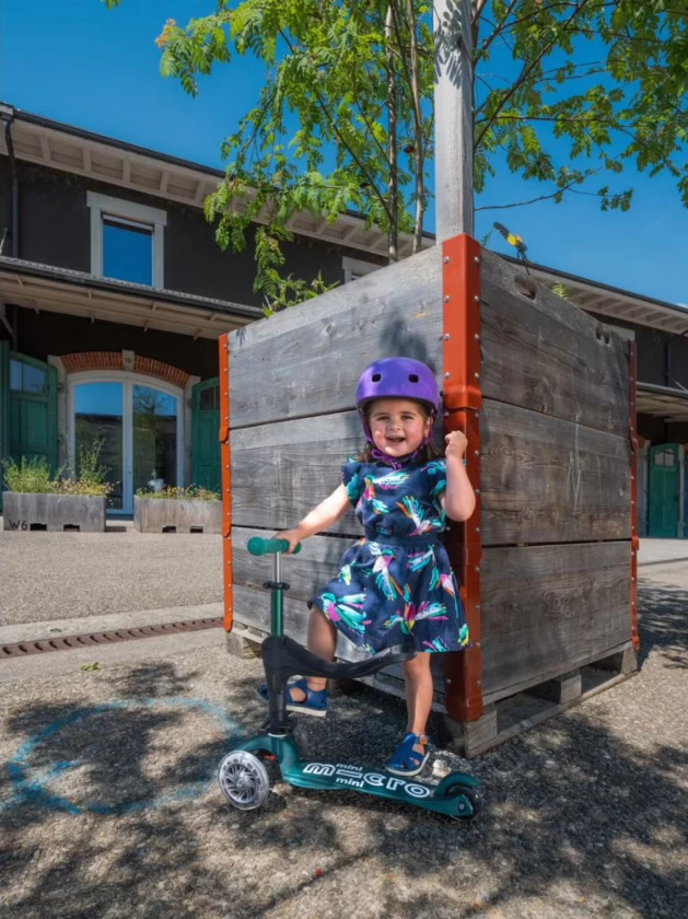 Jeździk i hulajnoga dla dzieci Mini Micro 3in1 Deluxe ECO  Miętowy