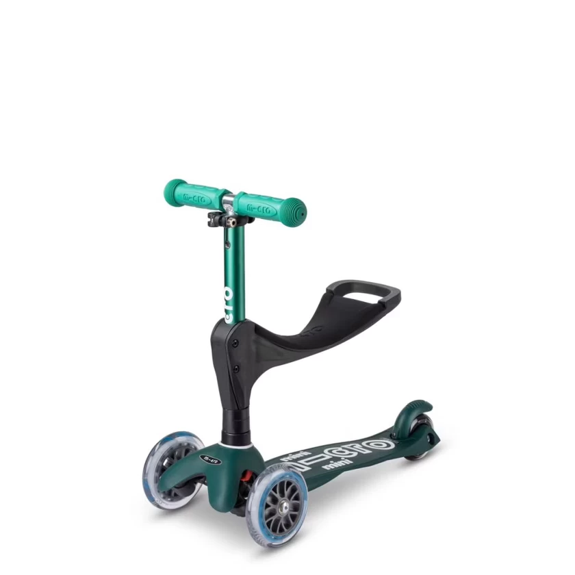 Jeździk i hulajnoga dla dzieci Mini Micro 3in1 Deluxe ECO  Zielony