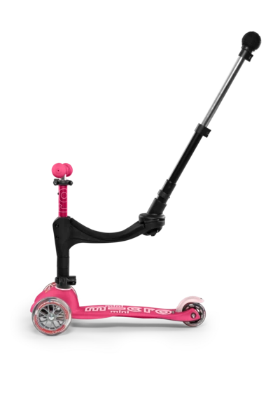 Jeździk i hulajnoga dla dzieci Mini Micro 3in1 Deluxe PLUS Pink