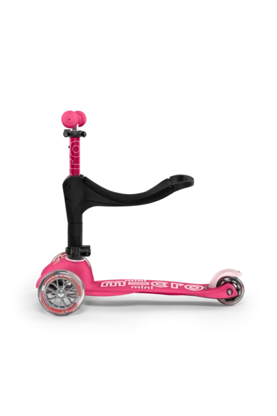 Jeździk i hulajnoga dla dzieci Mini Micro 3in1 Deluxe PLUS Pink