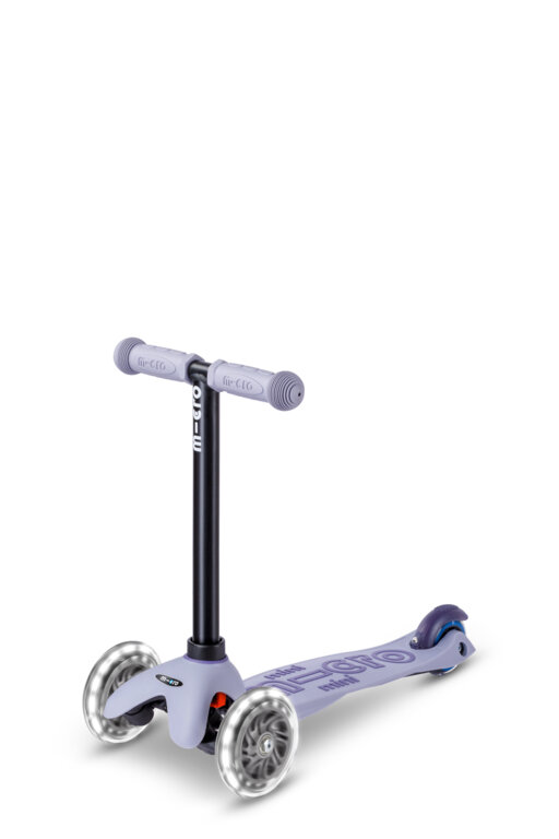 Jeździk i hulajnoga dla dzieci Mini Micro Deluxe Rock & Go LED Fioletowy