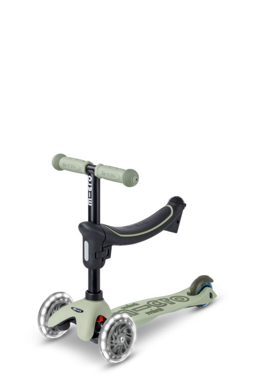 Jeździk i hulajnoga dla dzieci Mini Micro Deluxe Rock & Go LED Miętowy