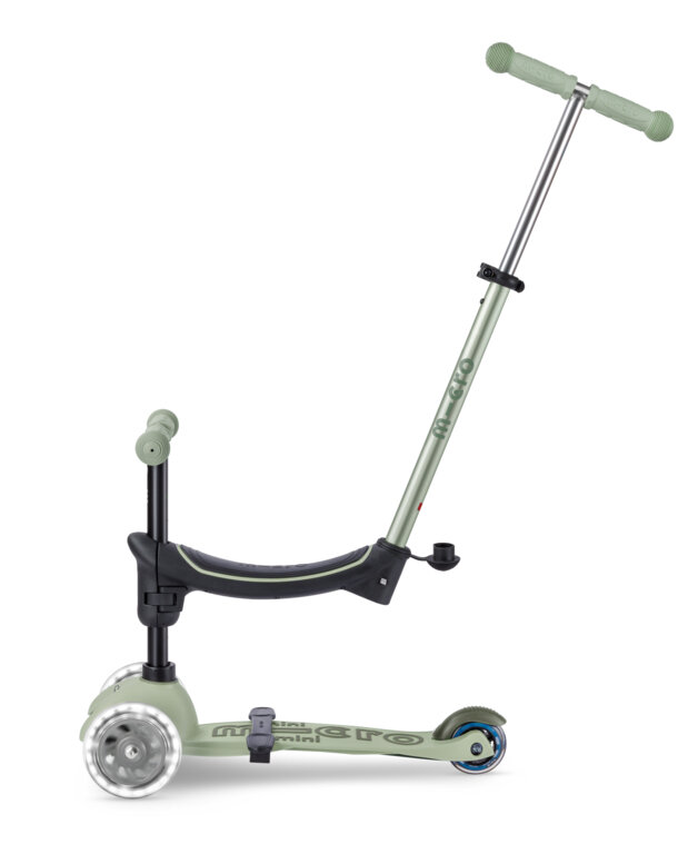 Jeździk i hulajnoga dla dzieci Mini Micro Deluxe Rock & Go LED Miętowy