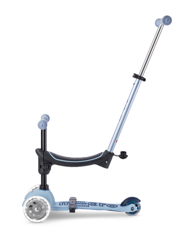 Jeździk i hulajnoga dla dzieci Mini Micro Deluxe Rock & Go LED Niebieski