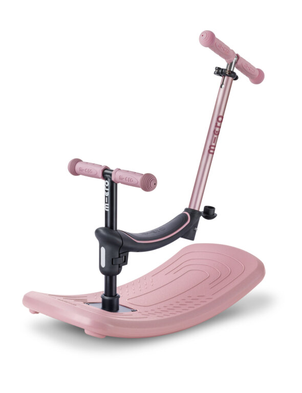 Jeździk i hulajnoga dla dzieci Mini Micro Deluxe Rock & Go LED Różowy