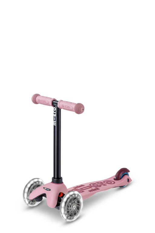 Jeździk i hulajnoga dla dzieci Mini Micro Deluxe Rock & Go LED Różowy