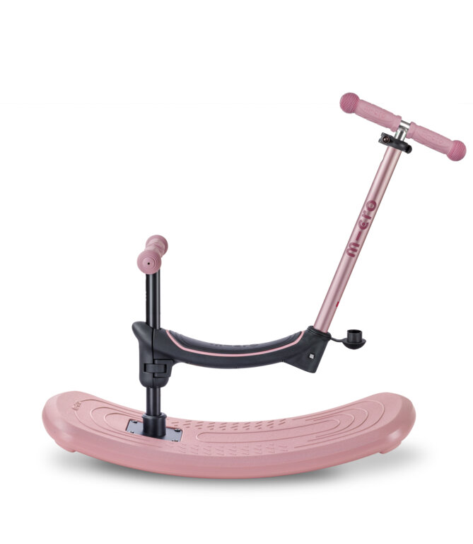 Jeździk i hulajnoga dla dzieci Mini Micro Deluxe Rock & Go LED Różowy