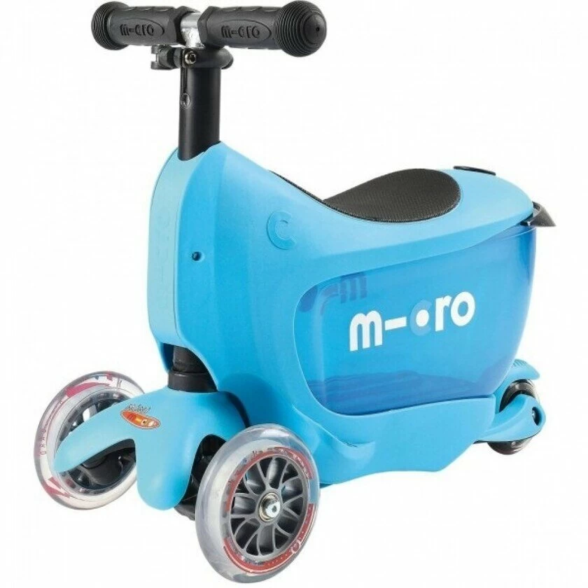 Jeździk i hulajnoga Mini2Go Deluxe Niebieski