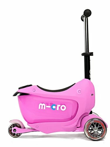 Jeździk i hulajnoga Mini2Go Deluxe Różowy