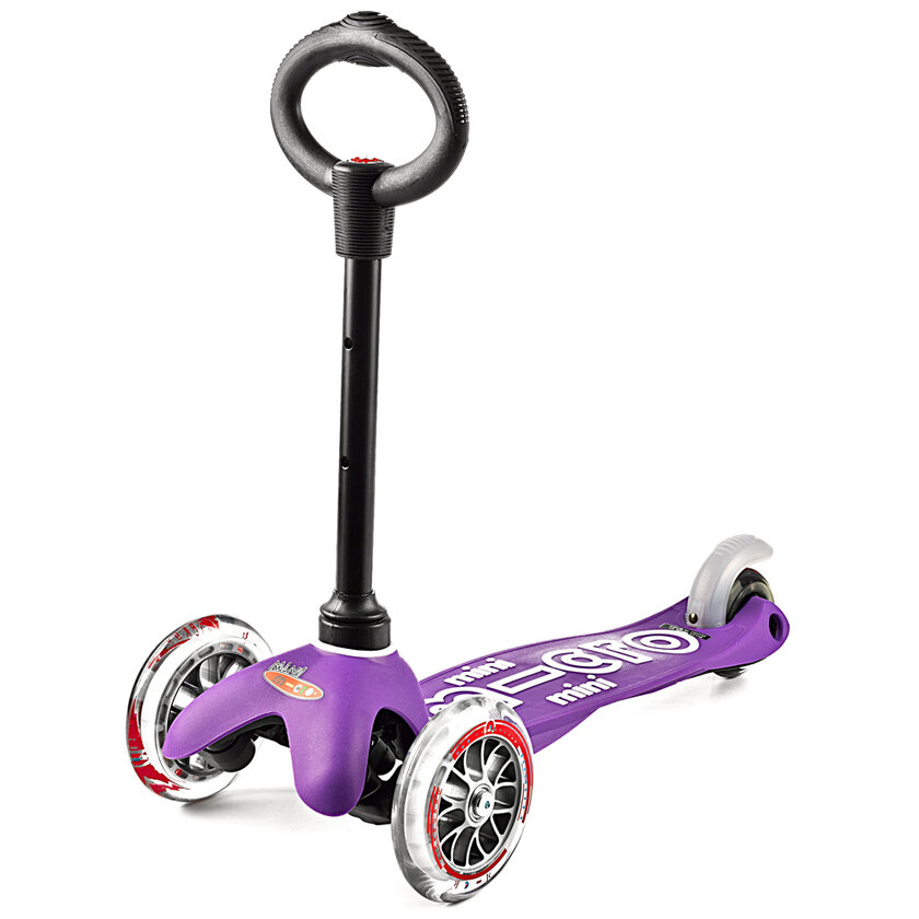 Jeździk i hulajnoga Mini Micro 3in1 Deluxe Fioletowy