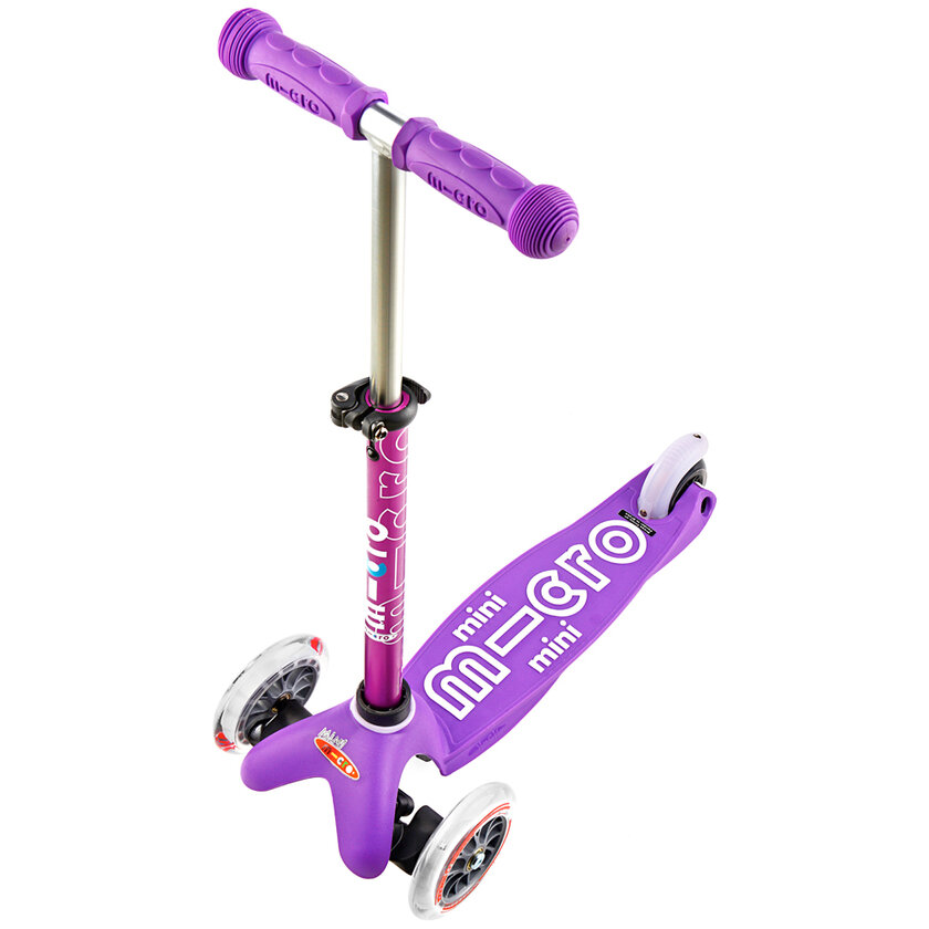 Jeździk i hulajnoga Mini Micro 3in1 Deluxe Fioletowy