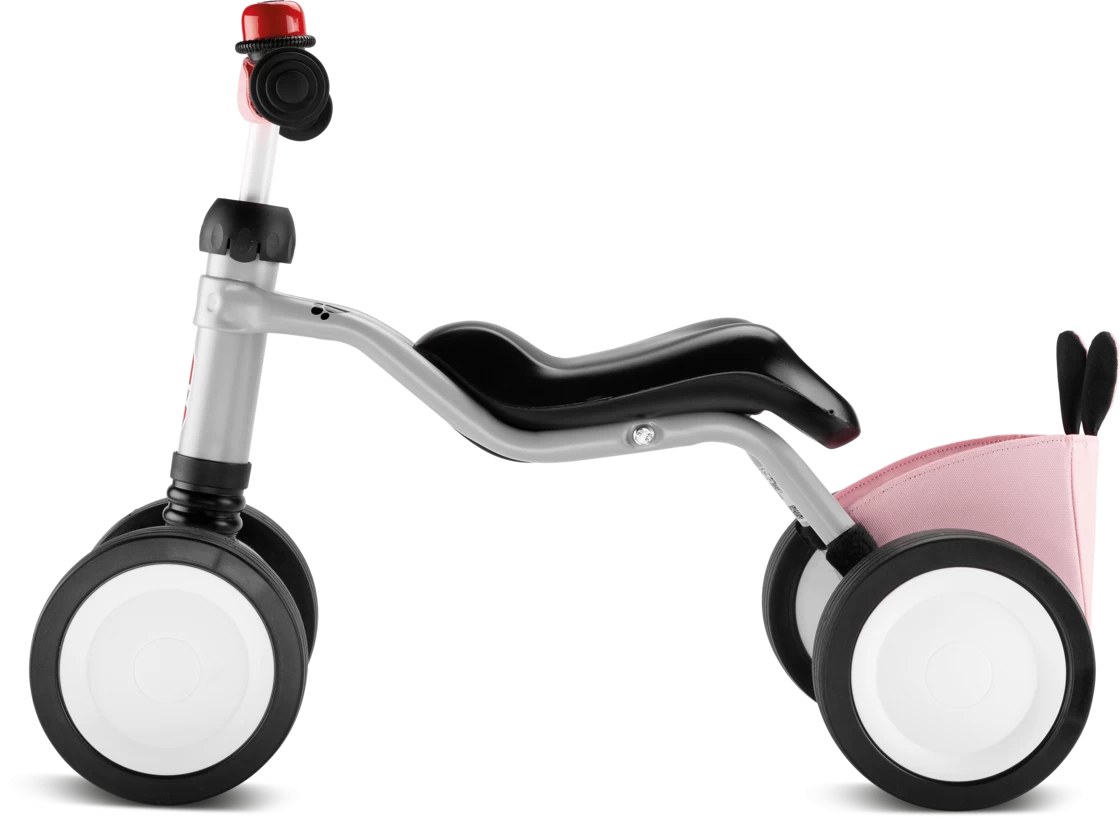 Jeździk Puky WUTSCH BUNDLE z torbą, dzwonkiem i osłoną kierownicy Grey Bunny