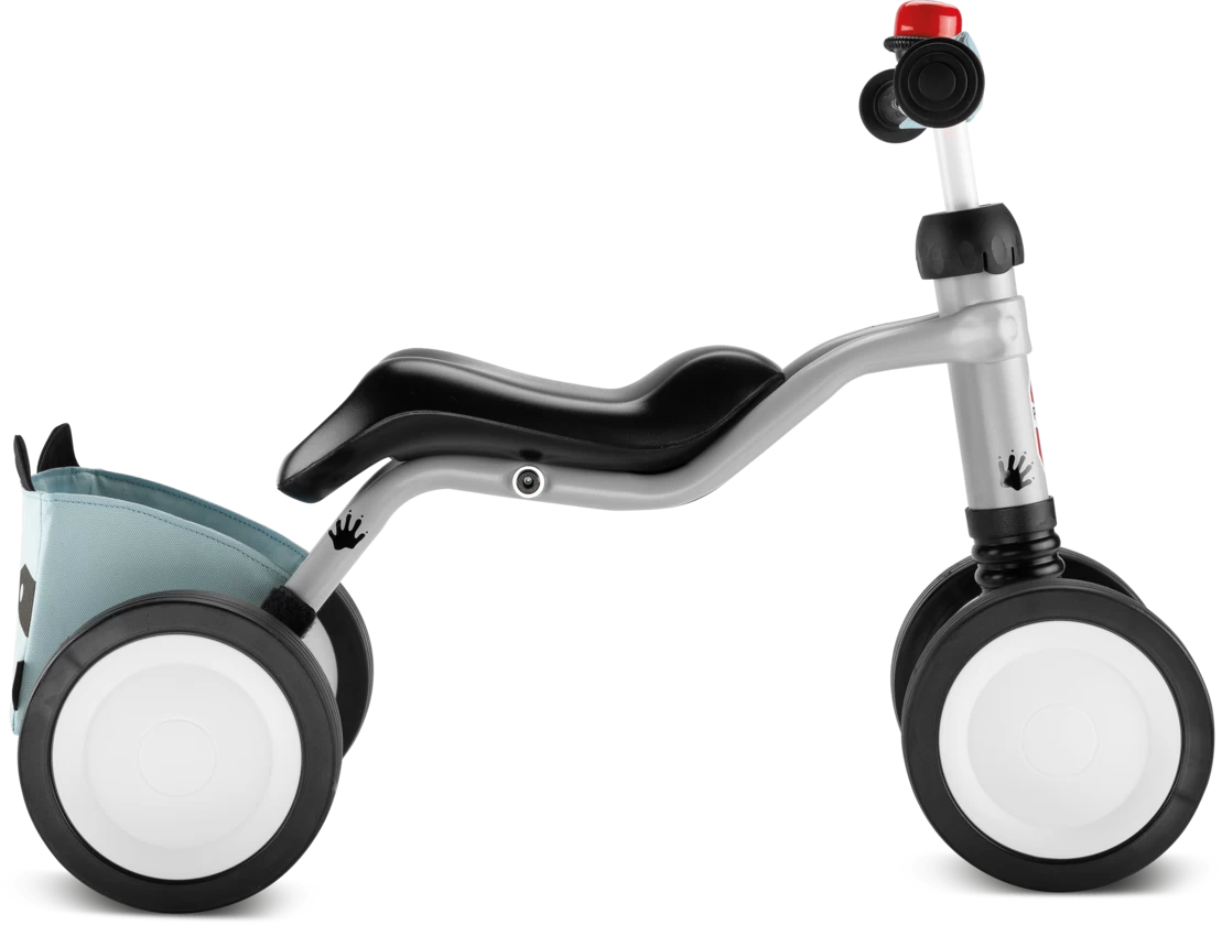 Jeździk Puky WUTSCH BUNDLE z torbą, dzwonkiem i osłoną kierownicy Grey Racoon