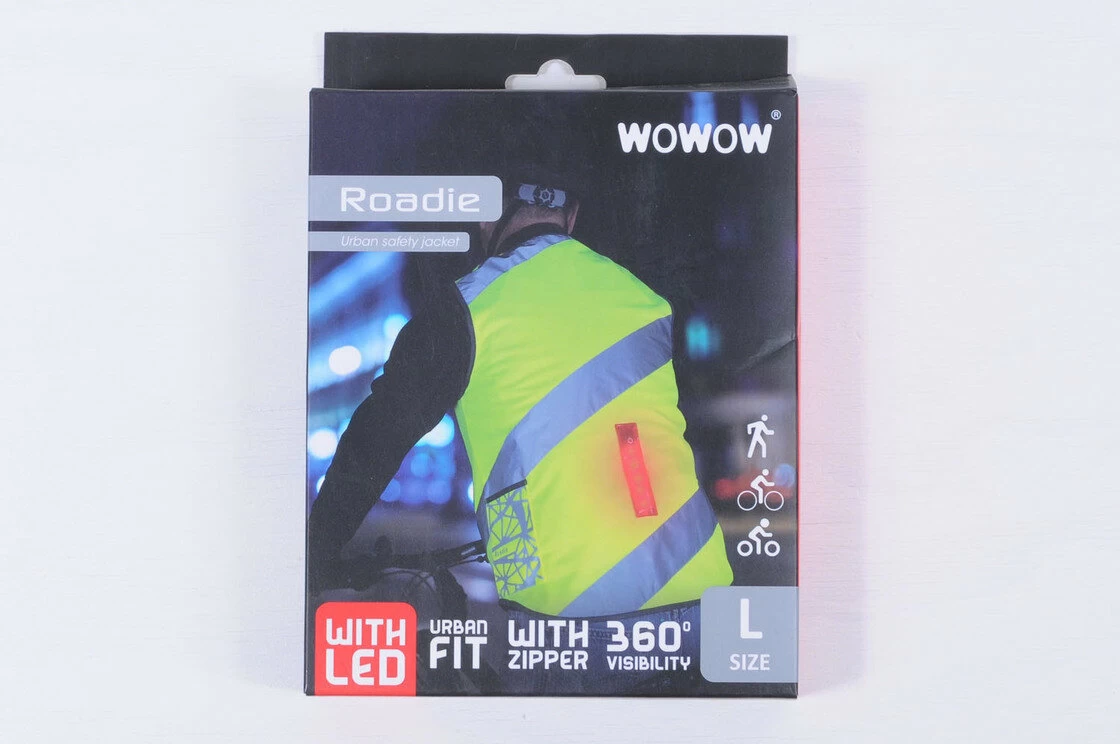 Kamiezelka rowerowa WOWOW Roadie LED