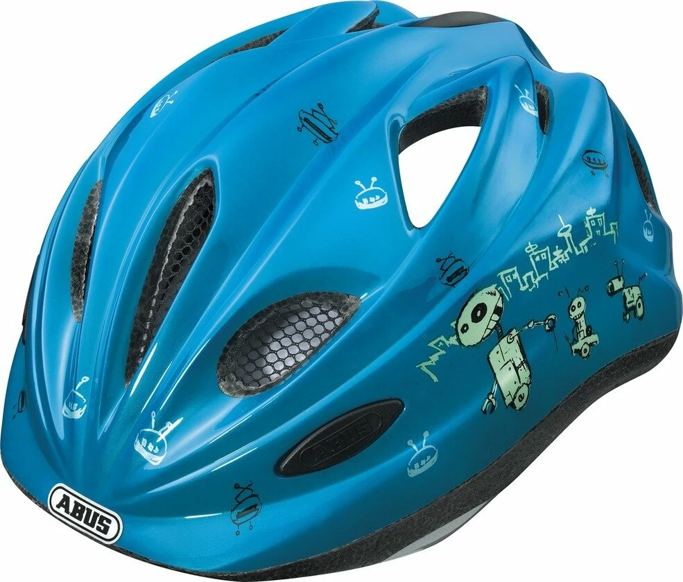 Kask dziecięcy ABUS Chilly Robot Blue  S: 46-52 cm