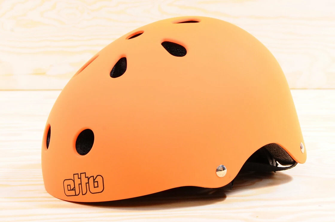 Kask dziecięcy ETTO Psycho Orange Earth