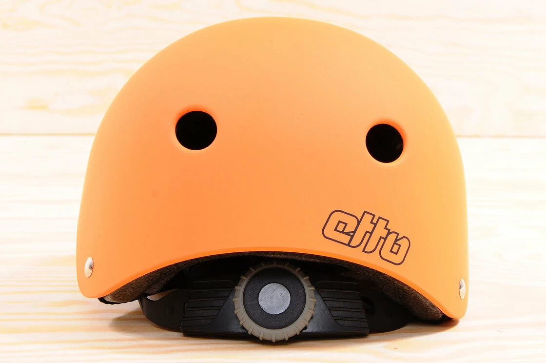 Kask dziecięcy ETTO Psycho Orange Earth