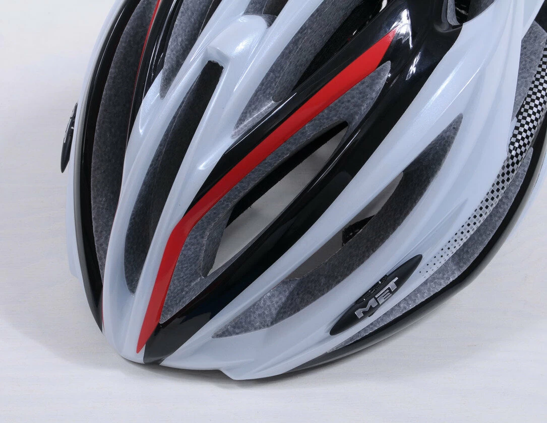 Kask MET Estro Biało-Czarny