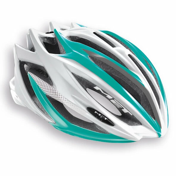 Kask MET Estro Biało-zielony