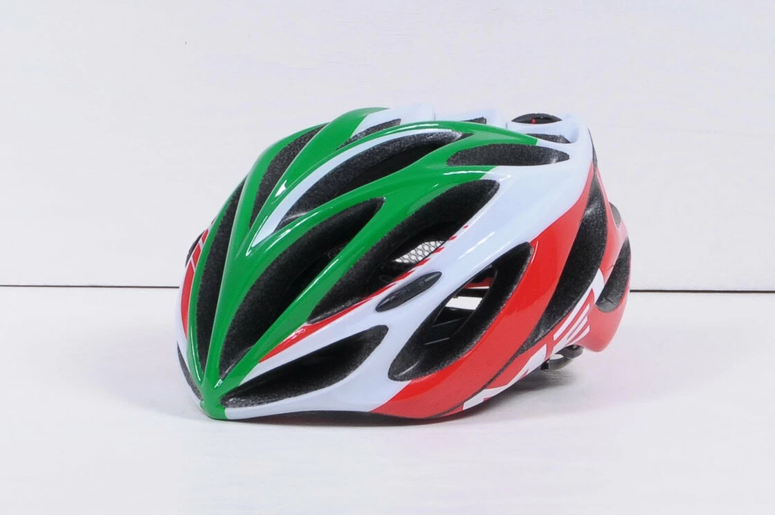 Kask MET Inferno UL Zielono-Czerwony  Rozmiar: M