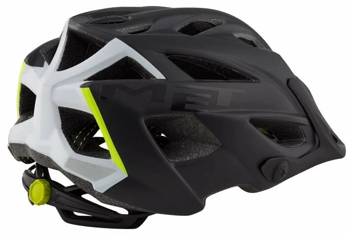 Kask MET Terra czarno - biały