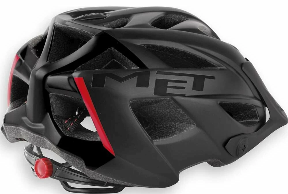 Kask MET Terra czarno - biały