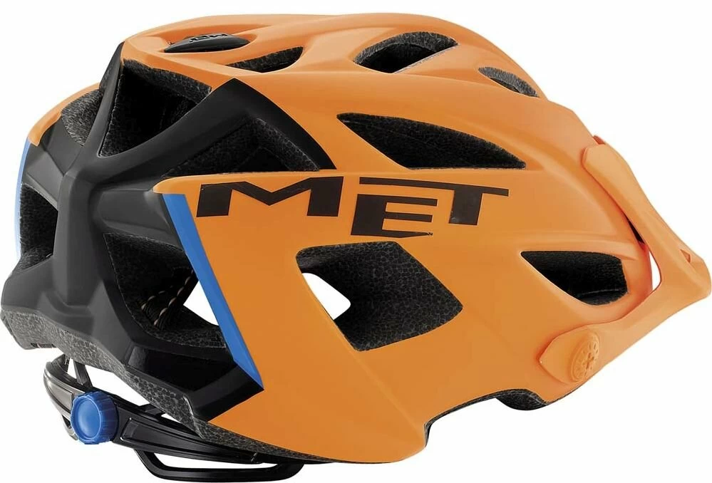 Kask MET Terra szaro - niebieski